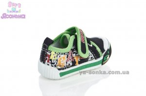 Текстильные кеды-мокасины для мальчика