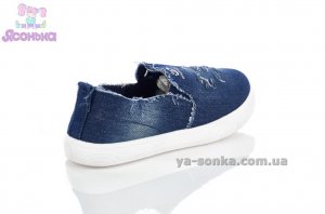 Текстильні мокасини для дівчинки