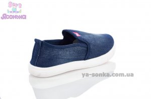 Текстильні мокасини для дівчинки