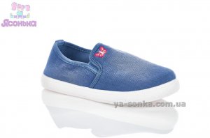 Текстильні мокасини для дівчинки