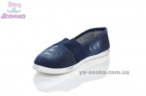 Текстильні мокасини для дівчинки