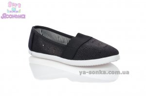 Текстильні мокасини для дівчинки