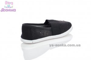 Текстильні мокасини для дівчинки