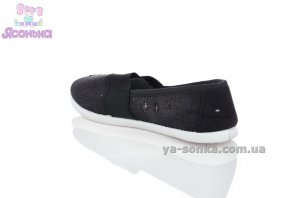 Текстильні мокасини для дівчинки