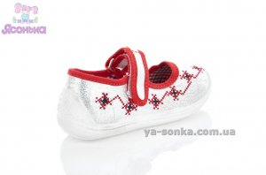 Текстильні мокасини для дівчинки