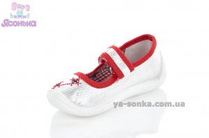 Текстильні мокасини для дівчинки