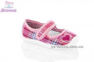 Текстильні мокасини для дівчинки