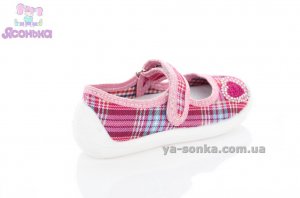 Текстильні мокасини для дівчинки