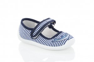 Текстильні мокасини для дівчинки