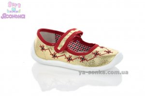 Текстильные мокасины для девочки