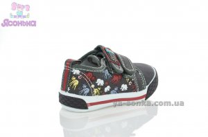 Текстильные кеды-мокасины для мальчика