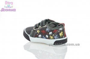 Текстильные кеды-мокасины для мальчика