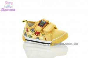 Текстильні кеди-мокасини для дітей