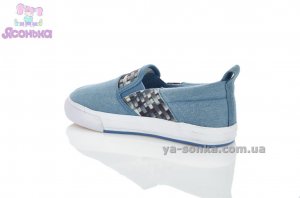 Текстильні мокасини дитячі