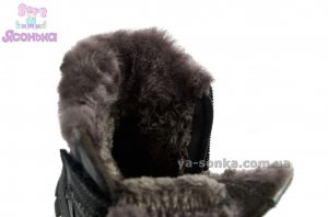 Кожаные ботинки зимние для мальчика