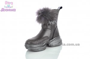 Шкіряне зимове взуття дівчаткам