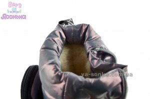 Дутики з сумкою для дівчинки