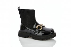 Лоферы з носком для девочки