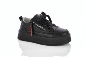 Черная обувь спортшик девочкам