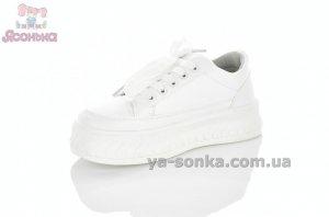 Біле взуття спортшик дівчинці