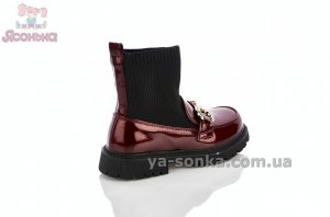 Лоферы з носком для девочки