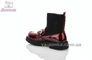 Лоферы з носком для девочки