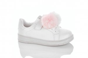 Туфли "помпоны" для девочки