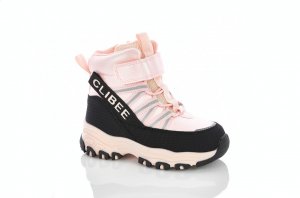 Розовые зимние ботинки для девочек