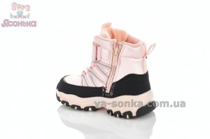 Розовые зимние ботинки для девочек