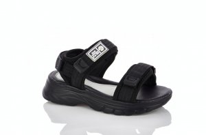 Черные сандалии для девочки