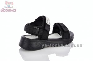 Черные сандалии для девочки