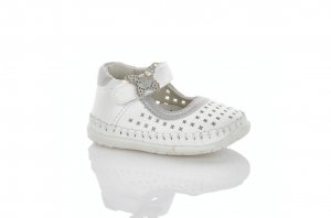 Пинетки с перфорацией для девочки