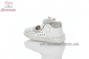 Пинетки с перфорацией для девочки