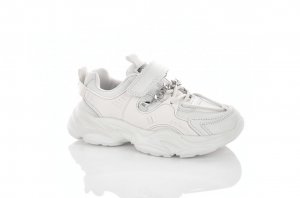 Светлые модные кроссовки девочкам