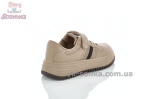 Коричнево-бежевые кроссовки кеды