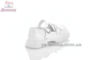 Белые лоферы для девочки
