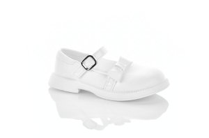 Белые лоферы для девочки