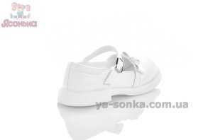 Белые лоферы для девочки