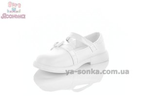 Белые лоферы для девочки