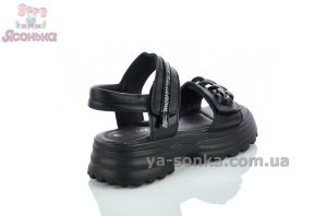 Черные сандалии на девочек