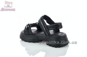 Черные сандалии на девочек
