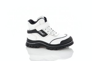 Демисезонные светлые ботинки с флисом