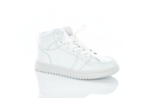 Высокие белые кроссовки для детей