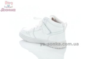 Высокие белые кроссовки для детей