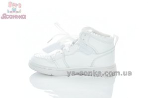 Высокие белые кроссовки для детей