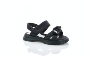 Черные босоножки для девочек