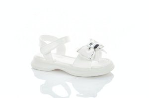 Босоножки с декоративным бантом девочкам