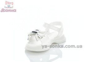 Босоножки с декоративным бантом девочкам