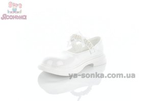 Белые нарядные туфли для девочки