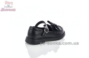 Черные лоферы для девочки